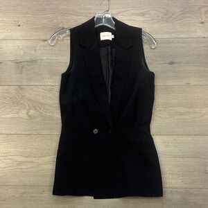 Reiss black vest